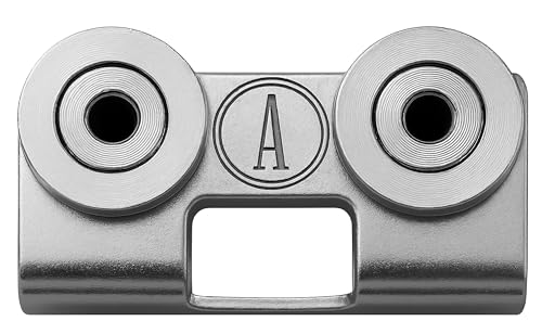 ANDUSTRIAL - 4 Bearing Trolley Assembly Rollers - Silver Finish: Electro-Galvanized Zinc - Fits 1-5/8" Wide and All Taller Strut Channels - Design Load: 100 Lbs - 4 Pcs - Image 1