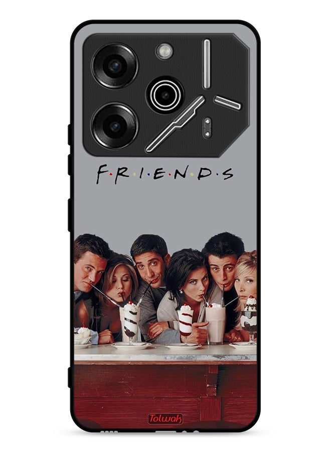 Tolwak Tecno Pova 6 Pro 5G Protective Case Cover F R I E N D S - Image 1