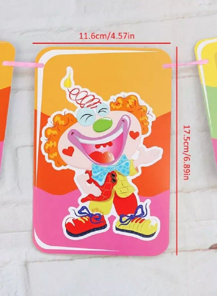 2 Ice Cream Clown Party Bunting Banners - Image 4