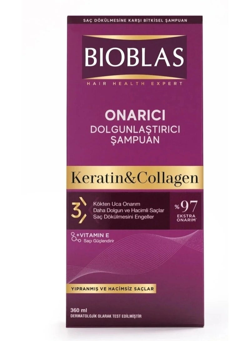 Bioblas Anti Hair Loss CollagenKeratin Shampoo - Image 1