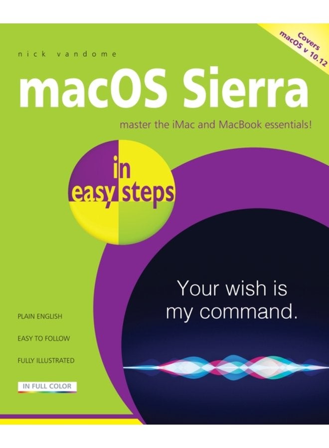 macOS Sierra in easy steps Covers OS X 10 12 - Paperback