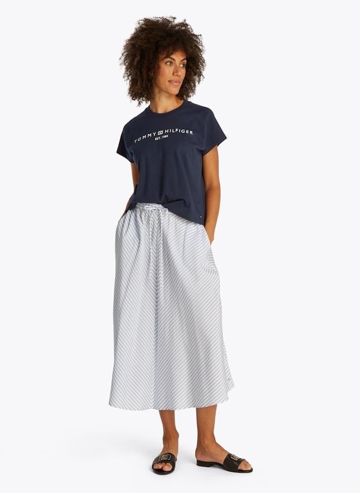 تومي هيلفيغر تيشيرت برقبة دائرية برسومات - Image 4