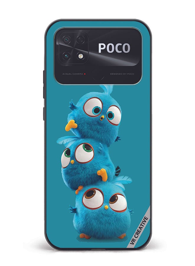 VR CREATIVE Protective Case Cover For Xiaomi Poco C40 Fur Cartoon Design Multicolour - Image 1