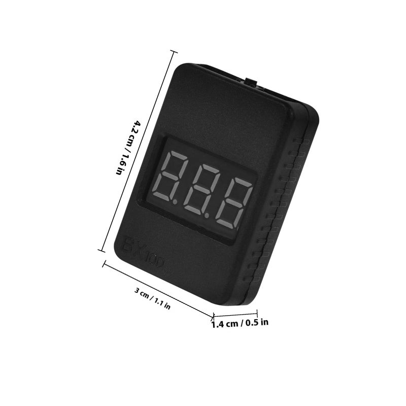 Digital Lithium Battery Capacity Checker 1 8s Lipo Voltage Tester With Low Voltage Alarm LCD Backlight - Image 3