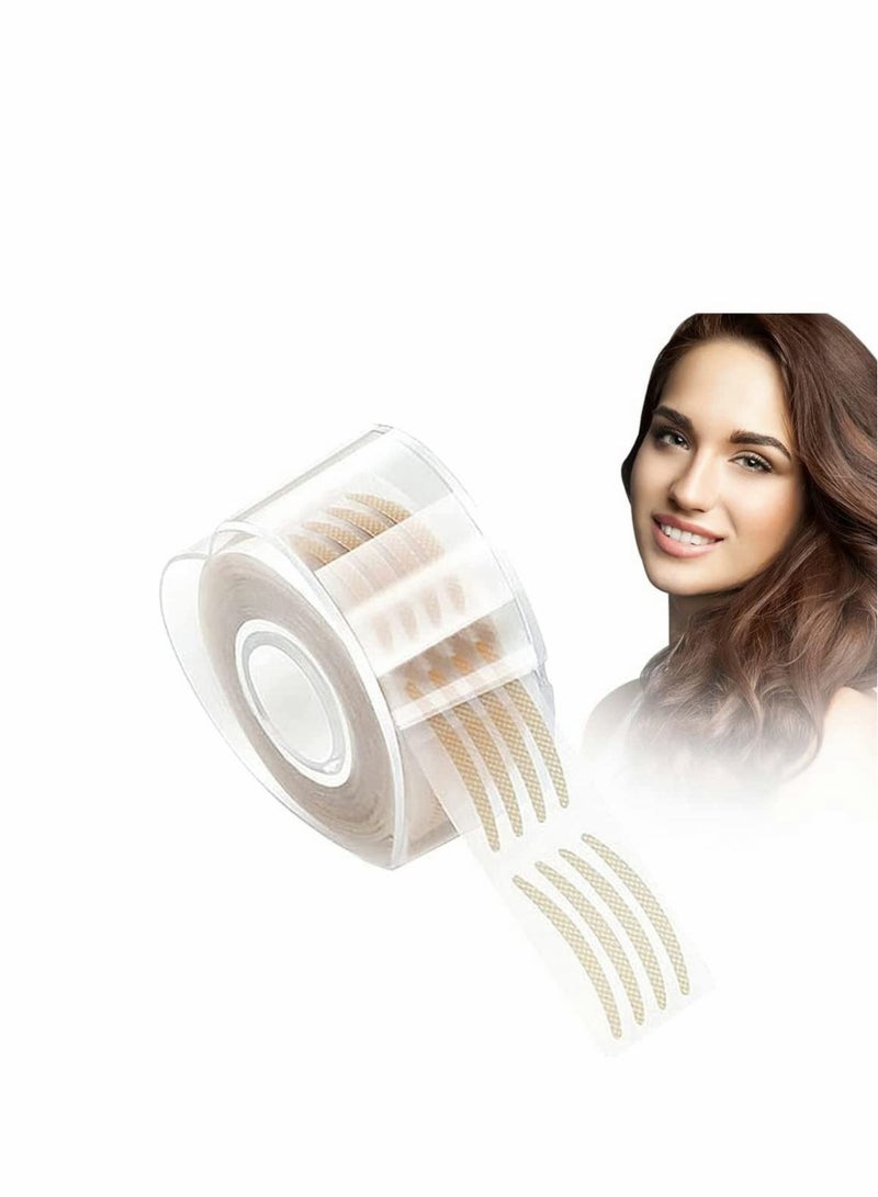 Captaintech Eyelid Tape, Double Eyelid Stickers, 600Pcs Self Adhesive Double Lasting Eyelid Sticker No Glue Required, Waterproof and Sweatproof, Breathable Natural Invisible Eyelid Tape Sticker Instant Eye Lift - Image 1