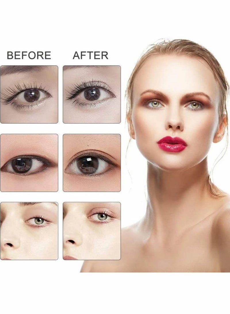 Captaintech Eyelid Tape, Double Eyelid Stickers, 600Pcs Self Adhesive Double Lasting Eyelid Sticker No Glue Required, Waterproof and Sweatproof, Breathable Natural Invisible Eyelid Tape Sticker Instant Eye Lift - Image 3