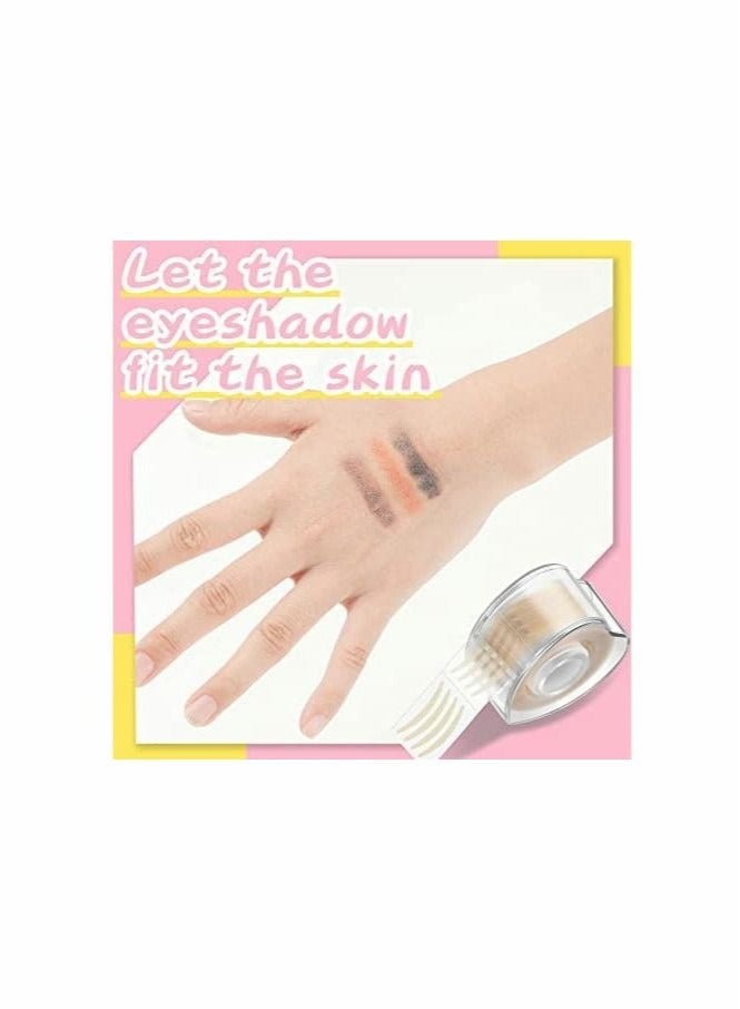 Captaintech Eyelid Tape, Double Eyelid Stickers, 600Pcs Self Adhesive Double Lasting Eyelid Sticker No Glue Required, Waterproof and Sweatproof, Breathable Natural Invisible Eyelid Tape Sticker Instant Eye Lift - Image 5