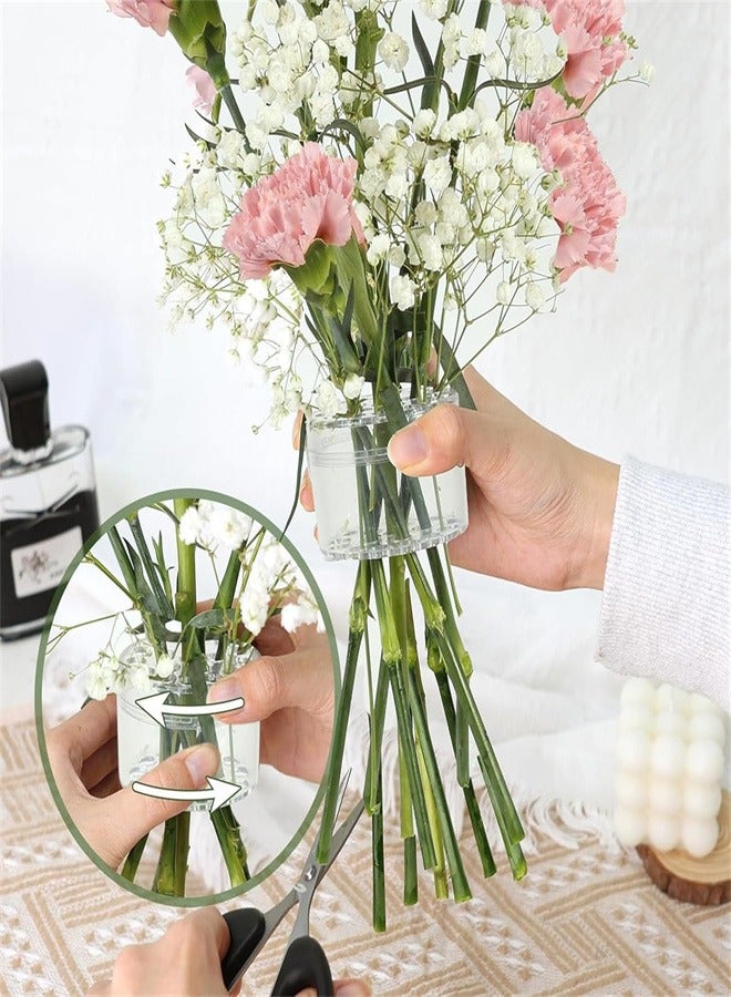 Generic Spiral Ikebana Stem Holder, 2 Packs Clear Hanataba Flower Arranger Twist and Spiral Stem Holder for Flowers, Flower Bouquet Twister Holder for Flower Decoration  - Image 5