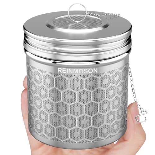 Reinmoson Extra Large Tea Infuser for Loose Tea & Spice Infuser for Cooking, Extra Fine Mesh Tea Strainers, 304 Stainless Steel Steeper for Black Tea, Rooibos, etc - Image 1