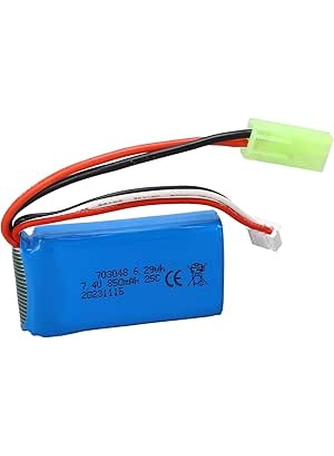7 4V 850mAh Lithium Polymer Battery For WLToys RC Airplane Replacement - Image 1