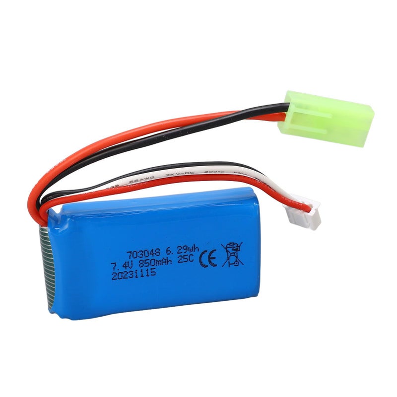 7 4V 850mAh Lithium Polymer Battery For WLToys RC Airplane Replacement - Image 2