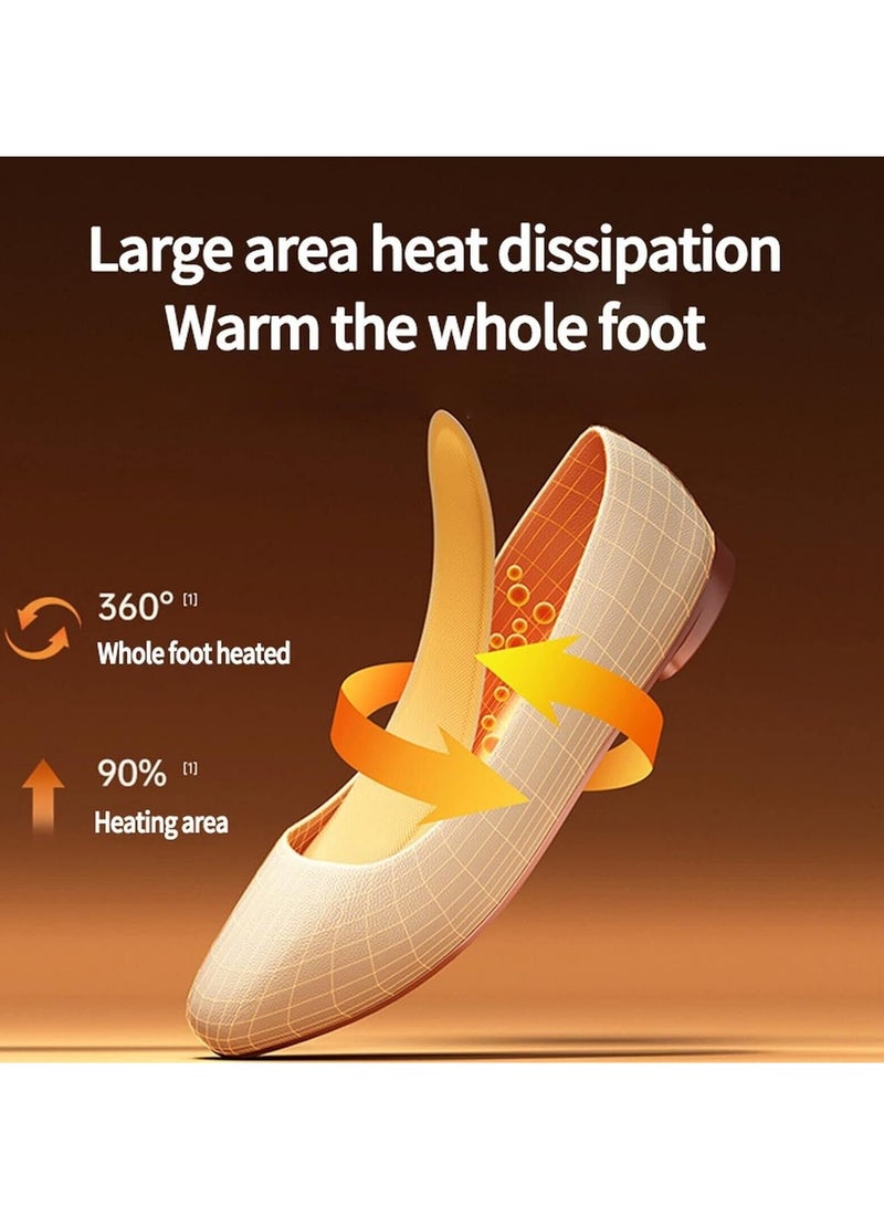 JOGAMS 5 Pair Foot Warmers Disposable Foot Warmers Adhesive Long Lasting Air Activated Disposable Natural Heating Pads for Shoes Boots Odorless Comfortable for Outdoor Work Sports Activiti  - Image 2