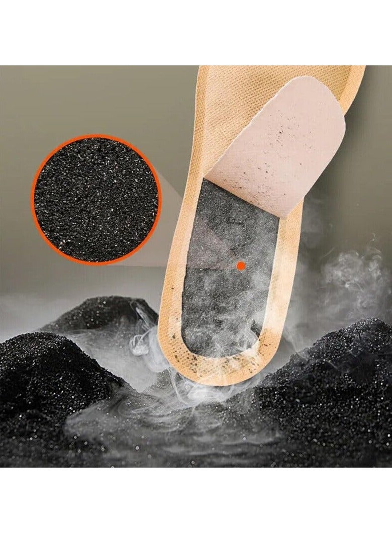 5 Pair Foot Warmers Disposable Foot Warmers Adhesive Long Lasting Air Activated Disposable Natural Heating Pads for Shoes Boots Odorless Comfortable for Outdoor Work Sports Activiti
