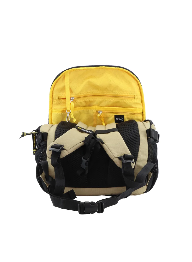National Geographic Beige National Geographic Explorer III RPET Computer Backpack Beige For Men And Women, Durable Water Resistant Padded Laptop Tablet Bag For Casual Travel Outdoor School Office  | Best Price UAE