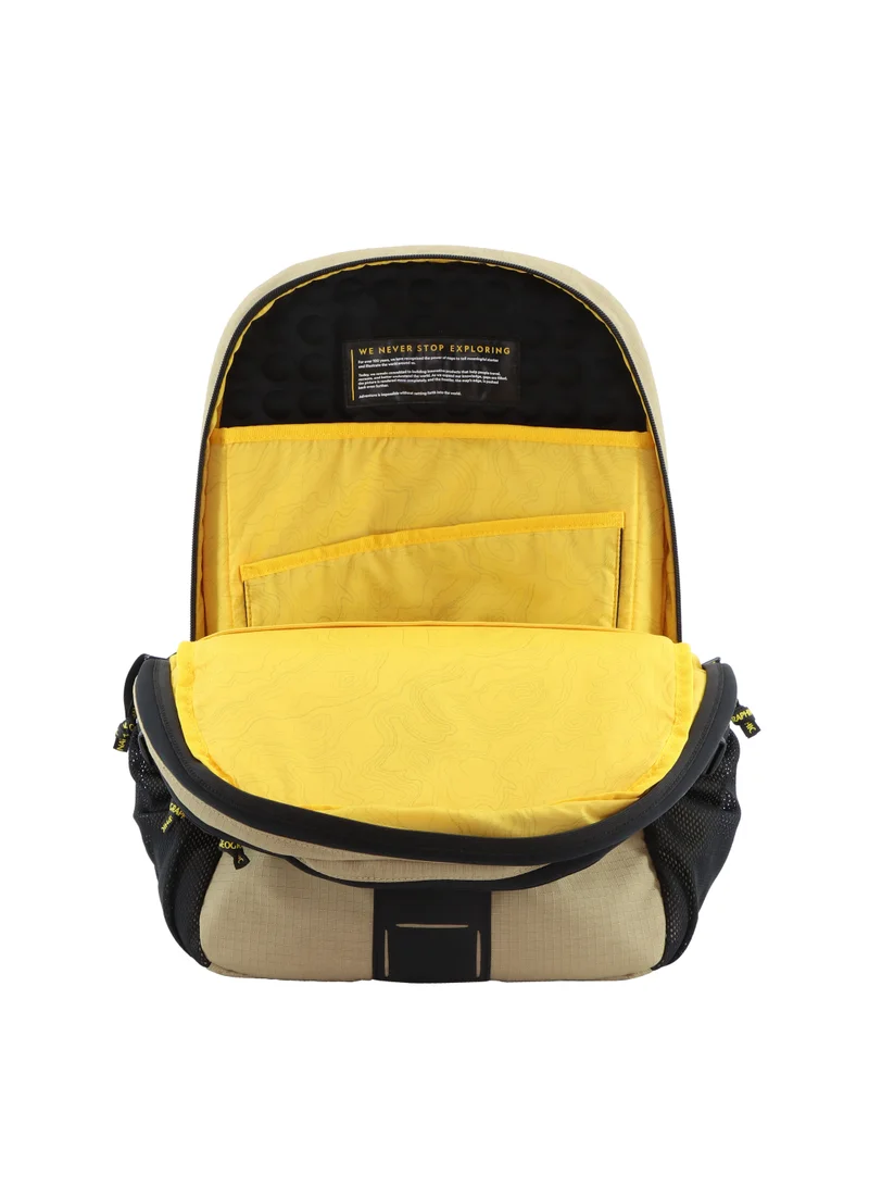 National Geographic Beige National Geographic Explorer III RPET Computer Backpack Beige For Men And Women, Durable Water Resistant Padded Laptop Tablet Bag For Casual Travel Outdoor School Office  | Best Price UAE