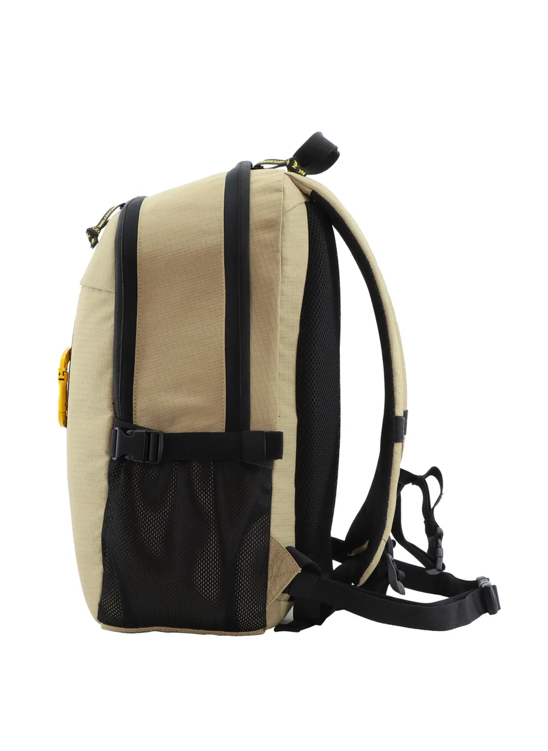 ناشيونال چيوغرافيك National Geographic Explorer III RPET Computer Backpack Beige For Men And Women, Durable Water Resistant Padded Laptop Tablet Bag For Casual Travel Outdoor School Office