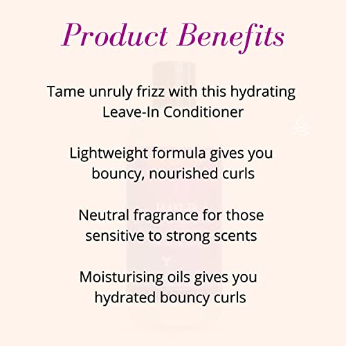 SugarBoo Curls Leave-In Conditioner for Curly & Wavy Hair | Hydrating & Frizz Control | Sulfate & paraben-Free | Vegan & Curly Friendly | 200ml - Image 5