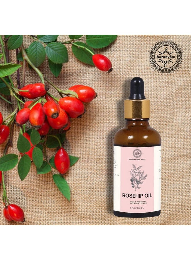 Aaranyam Radiant Skin Revival: Aaranyam Rosehip Seed Oil - 50 ML (Pack of 2) - Your Ultimate Facial Oil for Women. Enhance Your Skincare Regimen with Calm, Brightened Skin and an Even Tone. - Image 5