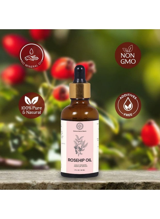 Aaranyam Radiant Skin Revival: Aaranyam Rosehip Seed Oil - 50 ML (Pack of 2) - Your Ultimate Facial Oil for Women. Enhance Your Skincare Regimen with Calm, Brightened Skin and an Even Tone. - Image 4