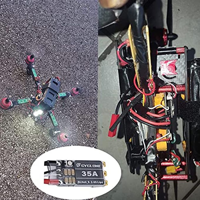 SoloGood 4PCS 35A ESC Lipo BLHeli_S Electronic Speed Controller Support Dshot 150/300 / 600 Brushless ESC for FPV Racing Drone Multicopter Quadcopter - Image 5