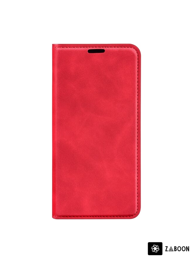 Zaboon Protective Case For OPPO Realme 9 Pro Retro-skin Magnetic Suction Leather - Image 2