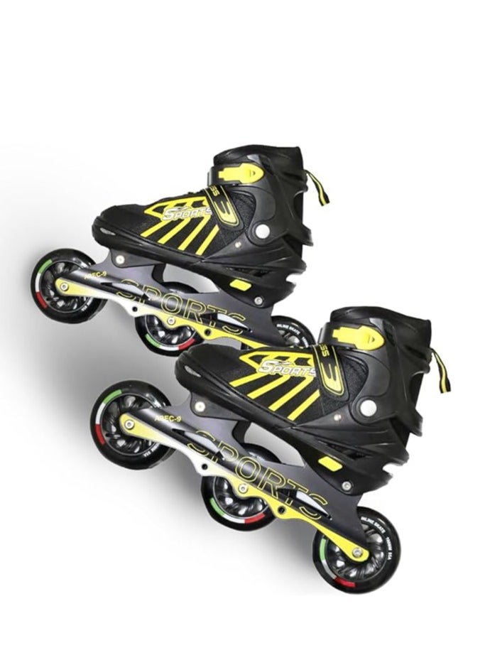 ENDLESS  EL1031 Inline Adjustable Skates Small Size 29 EUR (UK 11.5) - 33 EUR (UK 2) for 3 to 6 Years | Aluminium Chassis and 100 mm PU Three Wheels | With ABEC 9 Bearings | Indoor and Outdoor  - Image 2