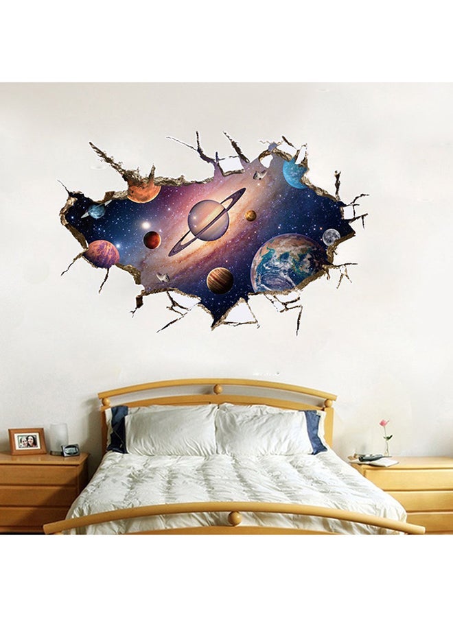NIBEMINENT Planet Space 3D Wall Sticker Multicolour 90centimeter - Image 2