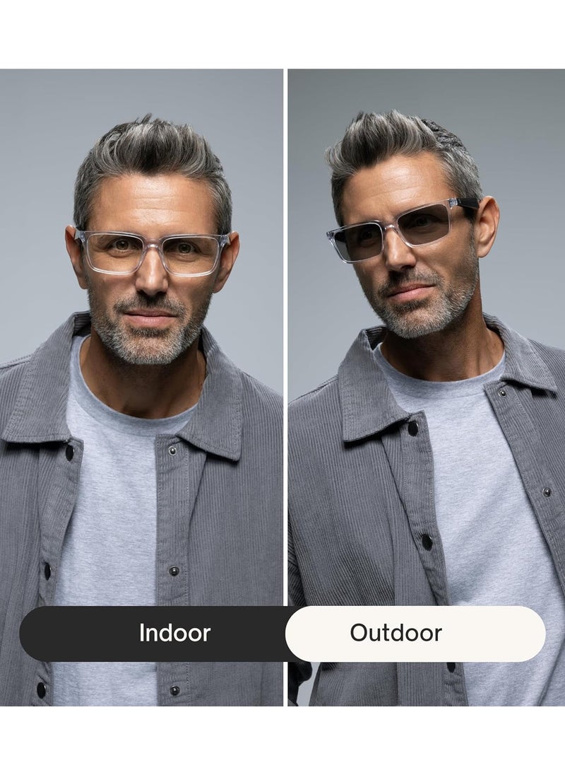lucyd - Lucyd - Eclipse XL AI Smart Glasses for iPhone and Android. Chat GPT  & SIRI personal assistant. Enjoy you life hands free with smart glasses up to 12 hours per charge of music and calls & online meetings. - Image 1