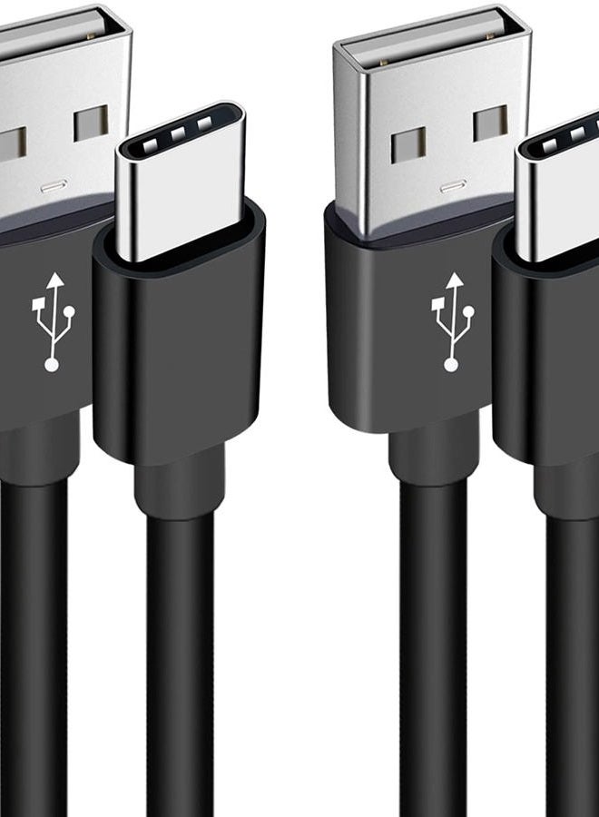 VOTY كابل شحن USB C بطول 6 أقدام - عبوة 2 لجهاز GoPro Hero 11، Hero 10، Hero 9، Hero 8 Black MAX، Hero 7 Black، Silver، White، Hero 6، Hero 5، 2018، Hero5 Session، كابل شاحن نوع C لنقل البيانات ومزامنة الطاقة - Image 1