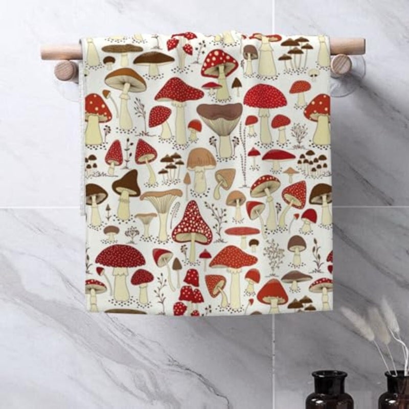 Hand Towels for Bathroom Set of 2 Hand Bath Towels Soft Absorbent Decorative Hand Towel for Bathroom Kitchen Yoga Home Decor 14 x 28 in - Image 4