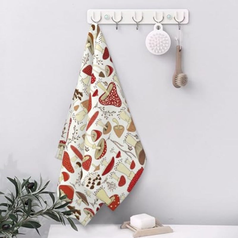 Hand Towels for Bathroom Set of 2 Hand Bath Towels Soft Absorbent Decorative Hand Towel for Bathroom Kitchen Yoga Home Decor 14 x 28 in - Image 5