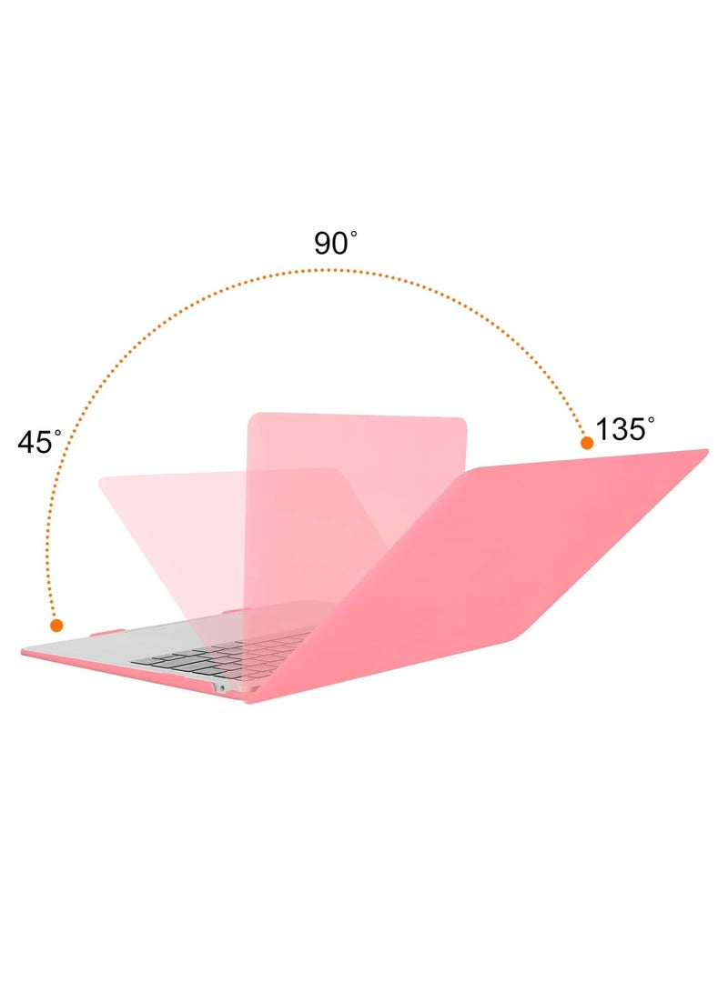 Hard Shell Case Protective Snap On Cover Compatible with MacBook Air New 13 Inch A2337 (M1) A2179 A1932 (released 2018 2019 2020 2021 2022) Retina Display Touch ID (Pink) - Image 5