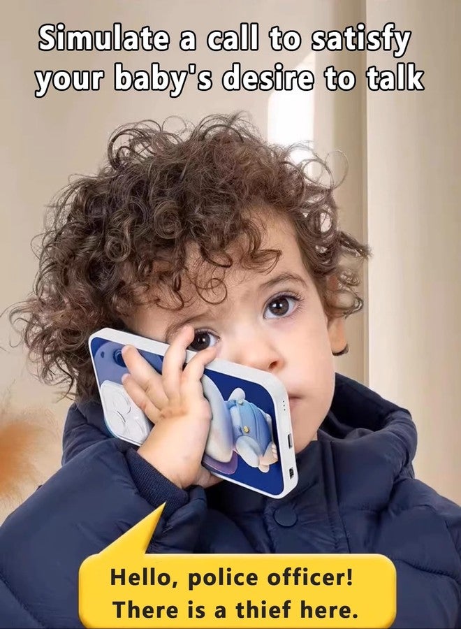Goyal's Goyal’s Kids Educational Music Phone Toy with Lights & Sound | Rechargeable Type C Learning Mobile for Toddlers | ABC Numbers Animals Sound Toy Phone | Interactive Early Learning Toy for Boys & Girls - Image 4