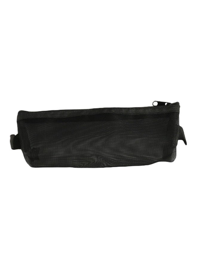 NIBEMINENT Fashion Mesh Pencil Case Black