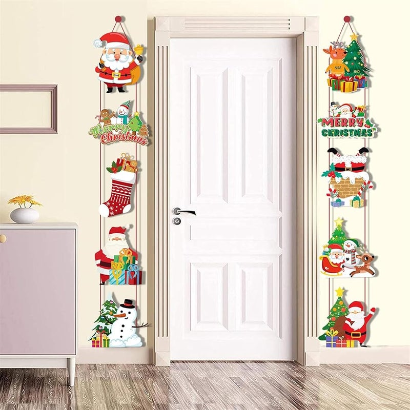 Christmas Garage Door Couplet Decorations Indoor Outdoor Holiday Ornament Color C - Image 4