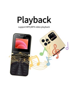 Hope Hope Flip Mobile Phone with Auto Call Recording, FM Radio, Speed Dial, Magic Voice, GSM Dual SIM, Unlocked Foldable Cellphone for Seniors - Big Buttons, Loud Speaker, Long Battery Life  - Image 3