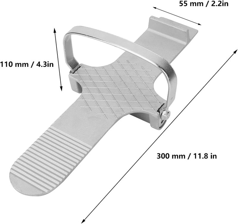 Foot Operated Drywall Plaster Sheet Lifting Tool and Alloy Board Lifter - Forged Alloy Construction with Ribbed Non Slip Foot Pedal and Anti Decoupling Design - 1 Piece - Image 2