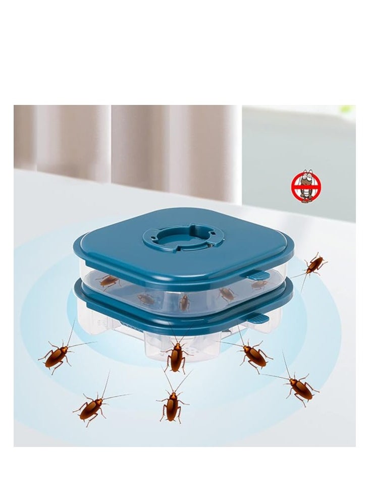 ARNOTEC Fly Paper Indoor Efficient Cockroach Trap Double Layer Trap for Ants Reusable Cockroach Pet Outdoor Indoor Home Home Plants Exterminator  - Image 4