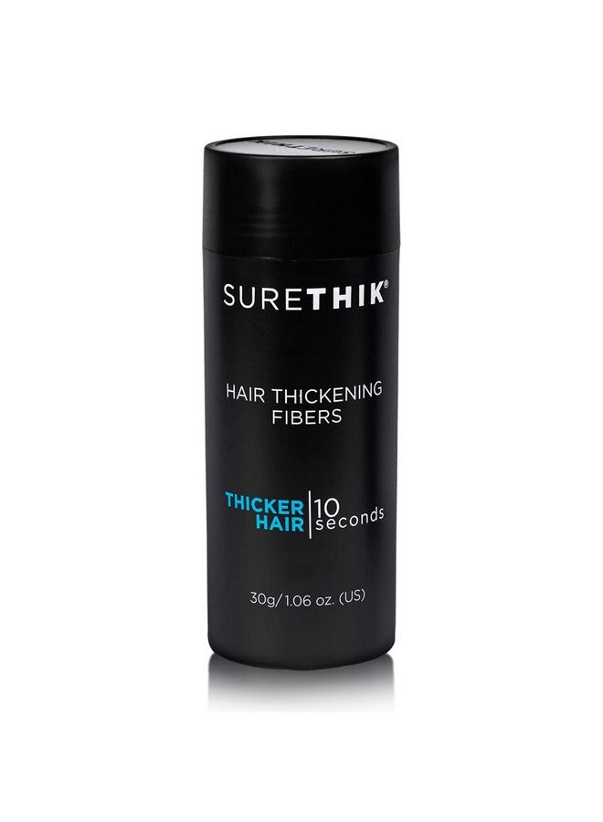 SureThik Hair Thickening Fibers For Thicker Looking Hair Building Hair Fibers To Conceal Thinning Hair Instantly Fuller Looking Hair For Men & Women Black 30G - Image 2