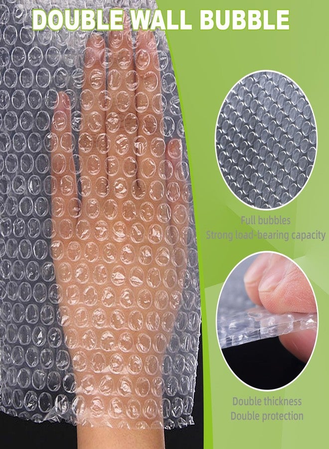 High-PQ Bubble Pouches Wrap, Clear Not Self-Seal Bubble Out Bags with Double Walled Cushioning, Ideal for Packing, Shipping, Storage, Moving (50PCS-12x12Inches) - Image 4