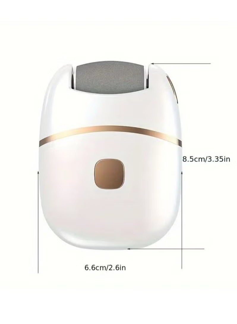 NIBEMINENT 1pc Electric Foot Grinder, Rechargeable Thick Leather Polishing Foot Grinder, Foot Grinder, 2 Grinding Heads With Different Thicknesses - Image 2