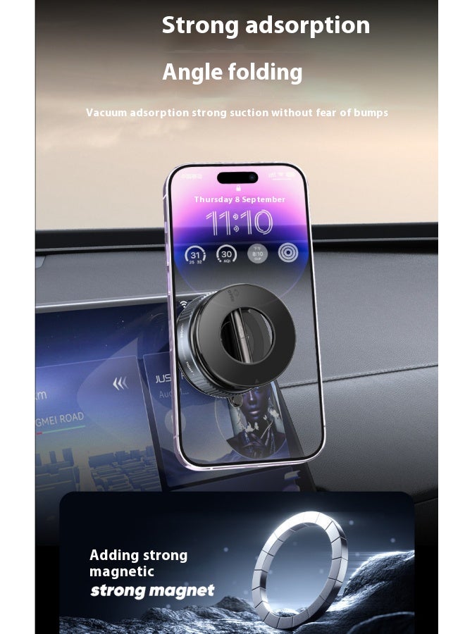 Adjustable Vacuum Magnetic Suction Cup Car Phone Holder,Magnetic Phone Mount Suitable for Car/Gym/Mirror/Smooth Surface - Image 3