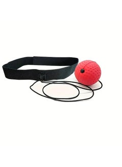 Goolsky Speed & Agility Boxing Reflex Ball with Headband - Improve Hand-Eye Coordination, Red/Black  - Image 2