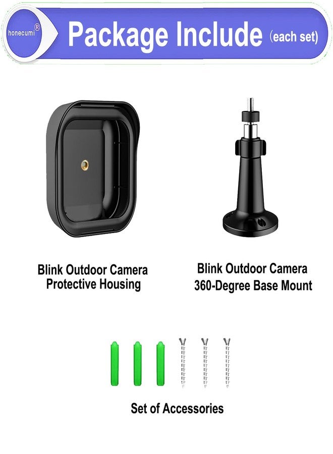 هونيكومي حوامل كاميرات Blink الخارجية، حامل Blink خارجي قابل للتعديل بزاوية 360 درجة مع غلاف متين لكاميرات Blink 4th و3rd - حامل Blink متين مقاوم للعوامل الجوية للأمن الداخلي والخارجي - Image 4