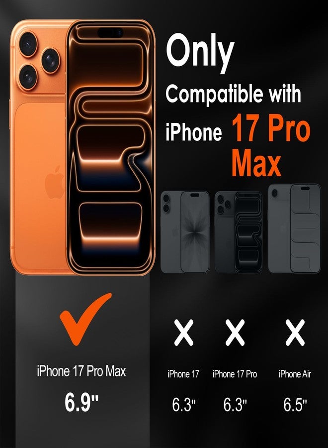 ivoler 4-Pack Camera Lens Protector for iPhone 17 Pro Max 6.9'' Screen Protector Tempered Glass[Case Friendly][New Rersion], for iPhone 17 Pro Max Scratch-Resistant,Clear+Black Circle - Image 2
