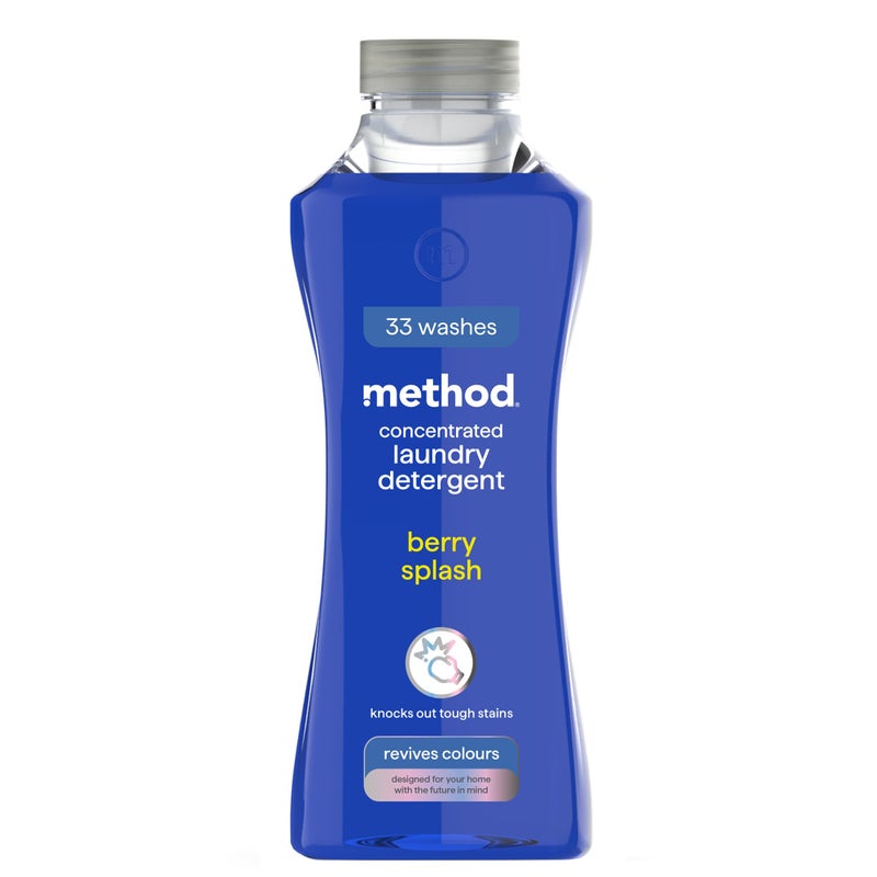 Method Laundry Liquid, Berry Bliss, 33 Washes, 990ml - Image 1
