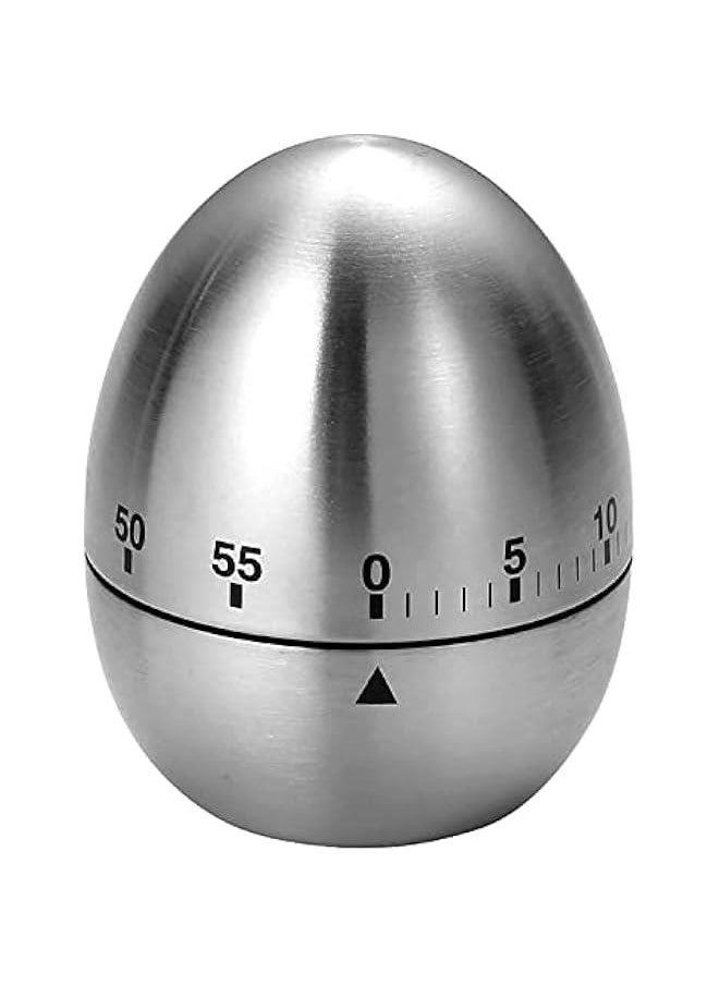Kitchen Egg Timers for Boiling Eggs Mechanical Kitchen Timer Rotating Alarm with 60 Minutes Stainless Steel Visual Countdow Waterproof Timer for Cooking Exercise Learning Cosmetic Applications Bakin