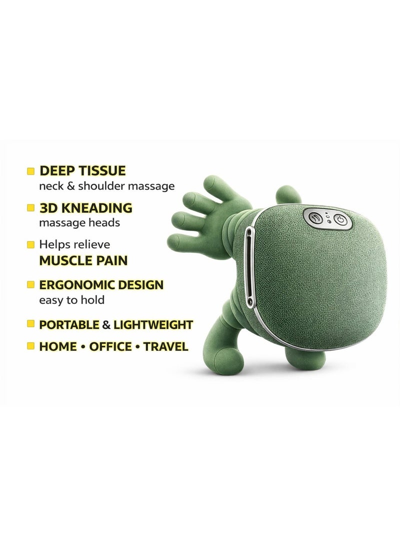 Eworld Neck & Shoulder Massager with Heat for Pain Relief, Cordless Shiatsu 4D Kneading Massager with Bionic Palm Simulation, Deep Tissue Electric Neck & Back Massager - Image 2