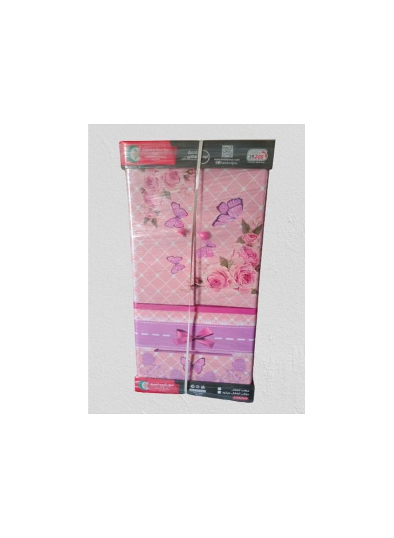 Children's cupboard rose crescent and silver star decor 4821