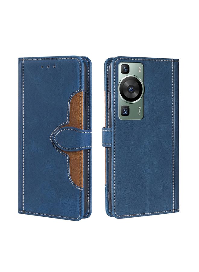 S-TOP Case For Huawei P60 / P60 Pro Skin Feel Magnetic Buckle Leather Phone Case - Image 1